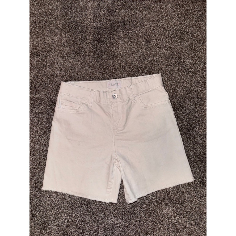 Children's Place White Jean Shorts‎